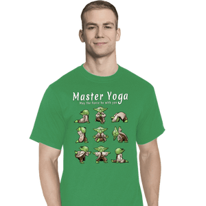 Daily_Deal_Shirts T-Shirts, Tall / Large / Sports Grey Master Yoga