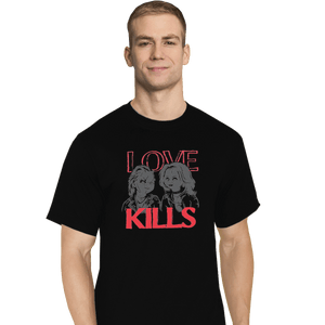 Shirts T-Shirts, Tall / Large / Black Love Kills