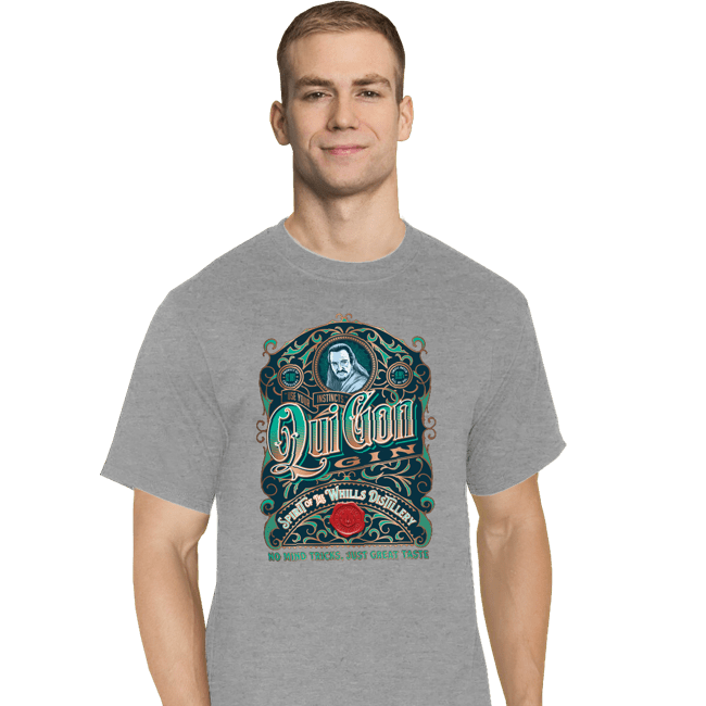 Daily_Deal_Shirts T-Shirts, Tall / Large / Sports Grey Qui Gon Gin