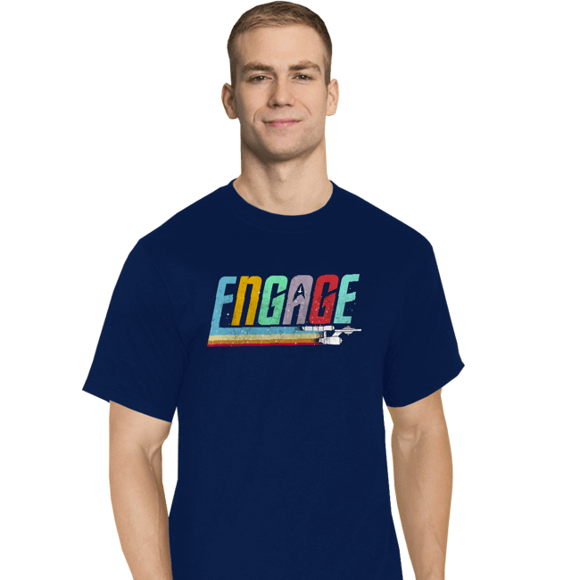 Daily_Deal_Shirts T-Shirts, Tall / Large / Navy Captain's Command