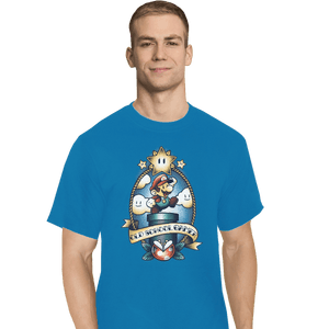 Shirts T-Shirts, Tall / Large / Royal Super Old School Gamer