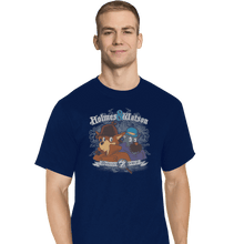 Load image into Gallery viewer, Shirts T-Shirts, Tall / Large / Navy Holmes and Watson
