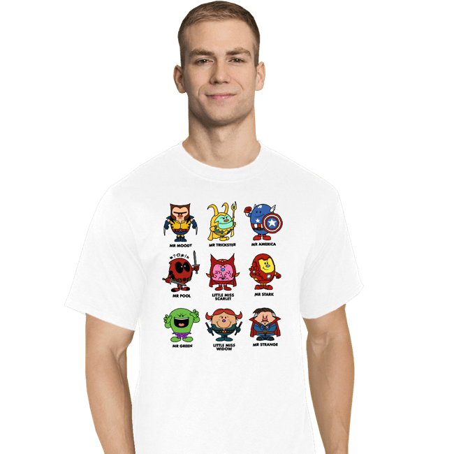 Secret_Shirts T-Shirts, Tall / Large / White Marvels