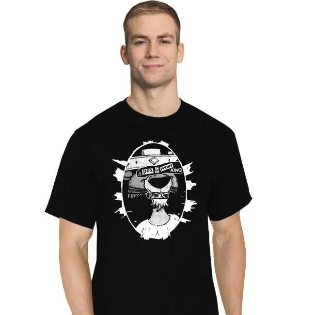 Daily_Deal_Shirts T-Shirts, Tall / Large / Black A Pox on the Phony King of England!