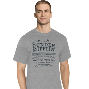 Shirts T-Shirts, Tall / Large / Sports Grey Limitless Paper