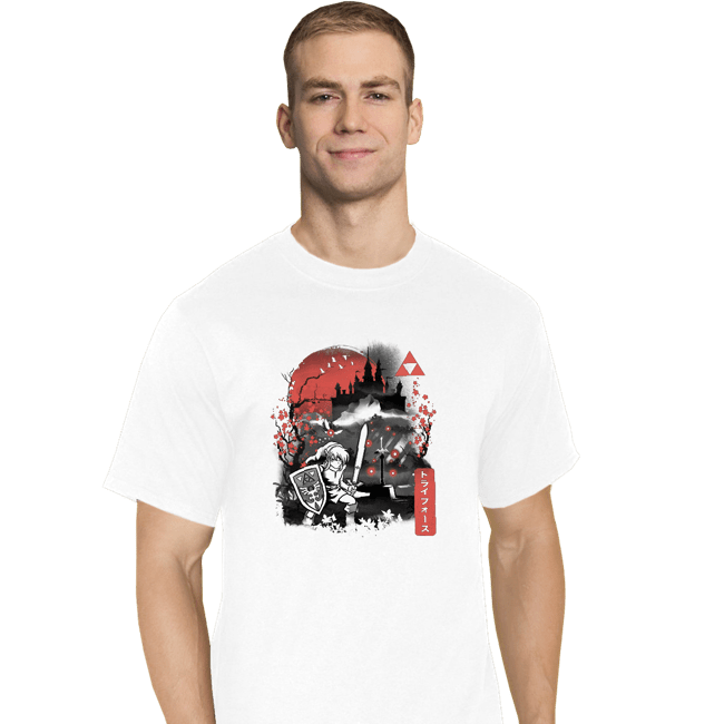 Daily_Deal_Shirts T-Shirts, Tall / Large / White Sumie To The Past