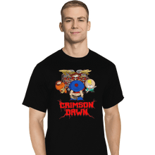 Load image into Gallery viewer, Shirts T-Shirts, Tall / Large / Black Crimson Dawn
