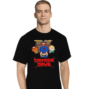 Shirts T-Shirts, Tall / Large / Black Crimson Dawn