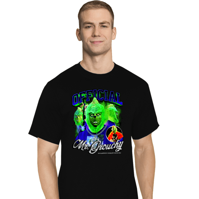 Shirts T-Shirts, Tall / Large / Black Mr Grouchy x CoDdesigns Bootleg Hip Hop tee