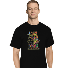 Load image into Gallery viewer, Shirts T-Shirts, Tall / Large / Black Skull Kid Crew
