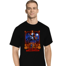 Load image into Gallery viewer, Daily_Deal_Shirts T-Shirts, Tall / Large / Black Enter The Halloween
