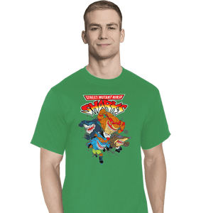 Shirts T-Shirts, Tall / Large / Athletic grey Street Mutant Ninja Sharks