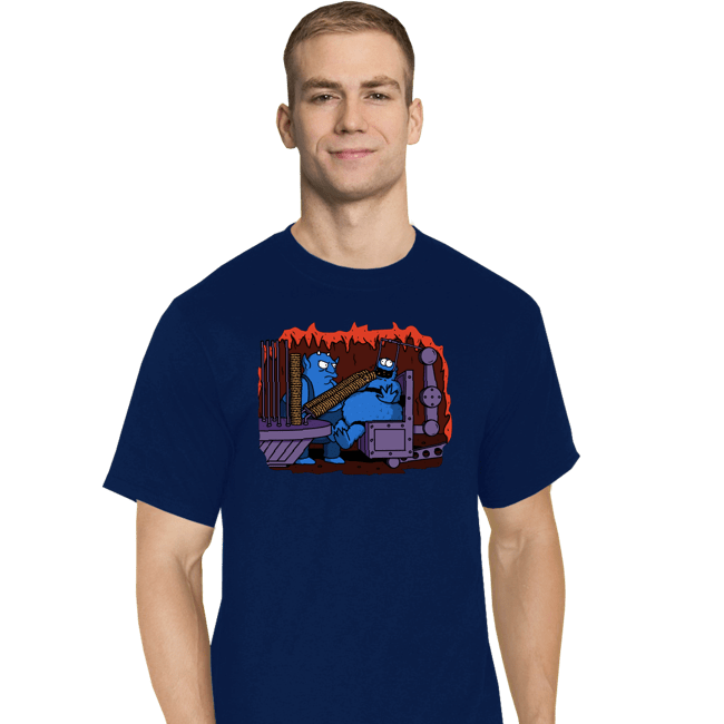 Daily_Deal_Shirts T-Shirts, Tall / Large / Navy Cookie Hell