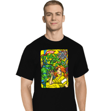 Load image into Gallery viewer, Daily_Deal_Shirts T-Shirts, Tall / Large / Black Turtles Japan
