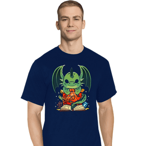 Shirts T-Shirts, Tall / Large / Navy Dragon Dice