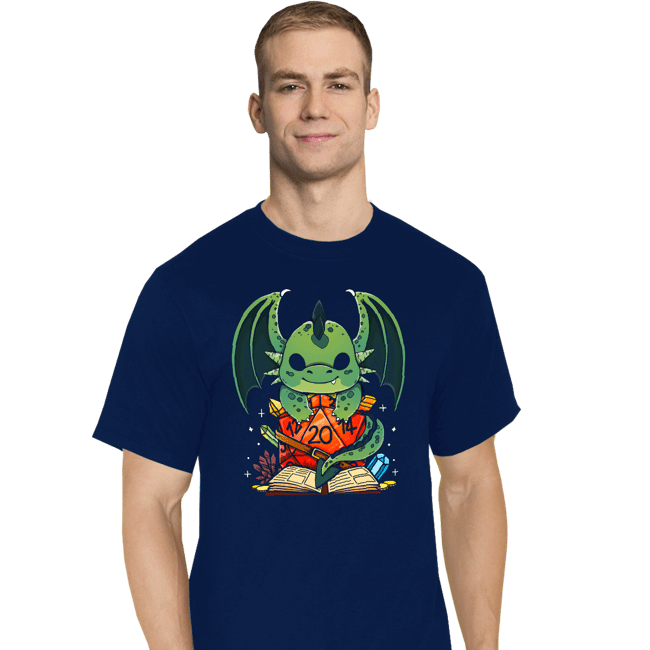 Shirts T-Shirts, Tall / Large / Navy Dragon Dice