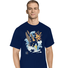 Load image into Gallery viewer, Shirts T-Shirts, Tall / Large / Navy Two Avatars
