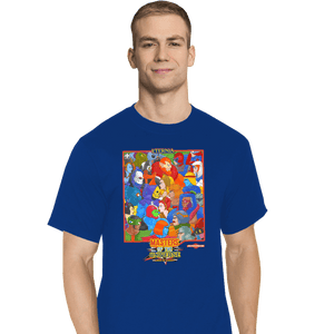Shirts T-Shirts, Tall / Large / Royal Blue MOTU Arcade