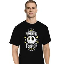 Load image into Gallery viewer, Shirts T-Shirts, Tall / Large / Black Pumpkin King Forever

