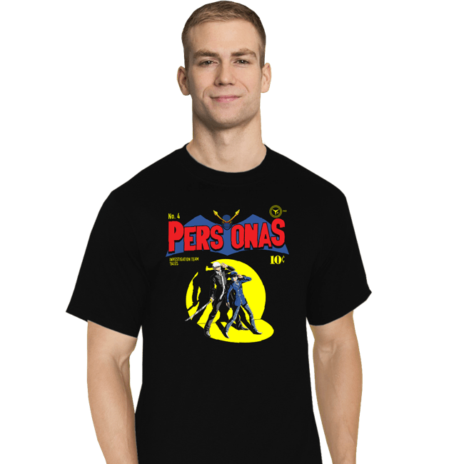 Shirts T-Shirts, Tall / Large / Black Investigation Team Comics