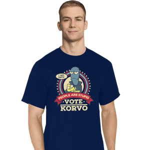 Shirts T-Shirts, Tall / Large / Navy Vote Korvo