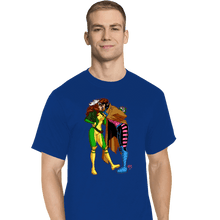 Load image into Gallery viewer, Daily_Deal_Shirts T-Shirts, Tall / Large / Royal Blue Rogue And Gambit Love
