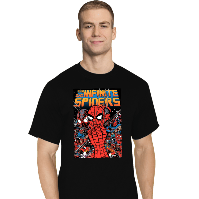 Secret_Shirts T-Shirts, Tall / Large / Black The Infinite Spiders