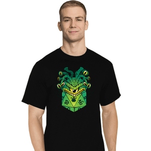 Secret_Shirts T-Shirts, Tall / Large / Black Monster Dice