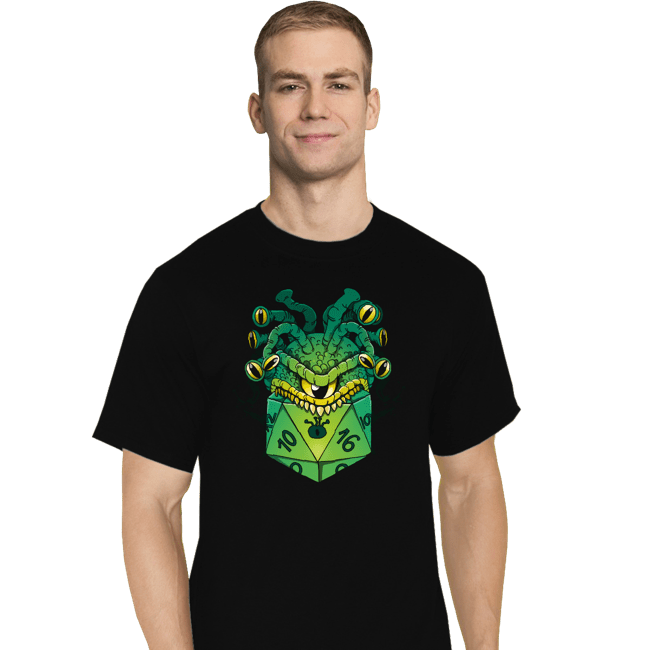 Secret_Shirts T-Shirts, Tall / Large / Black Monster Dice