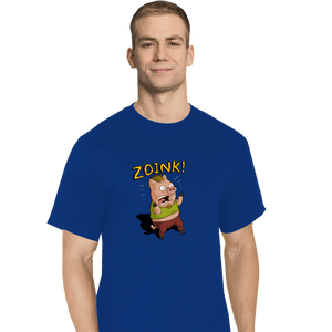 Daily_Deal_Shirts T-Shirts, Tall / Large / Royal Blue Stoner Pig
