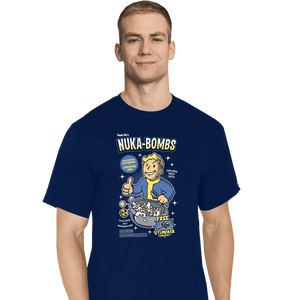 Shirts T-Shirts, Tall / Large / Navy Nuka Bombs