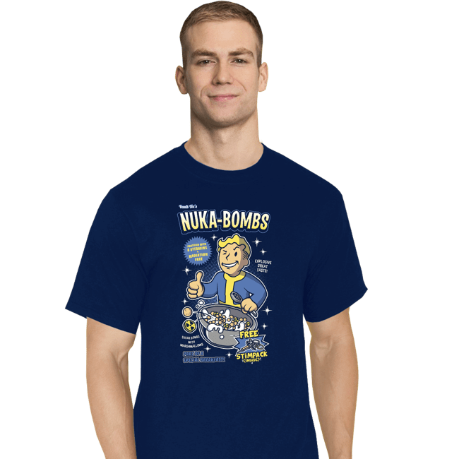 Shirts T-Shirts, Tall / Large / Navy Nuka Bombs