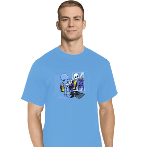 Shirts T-Shirts, Tall / Large / Royal blue Skull Style