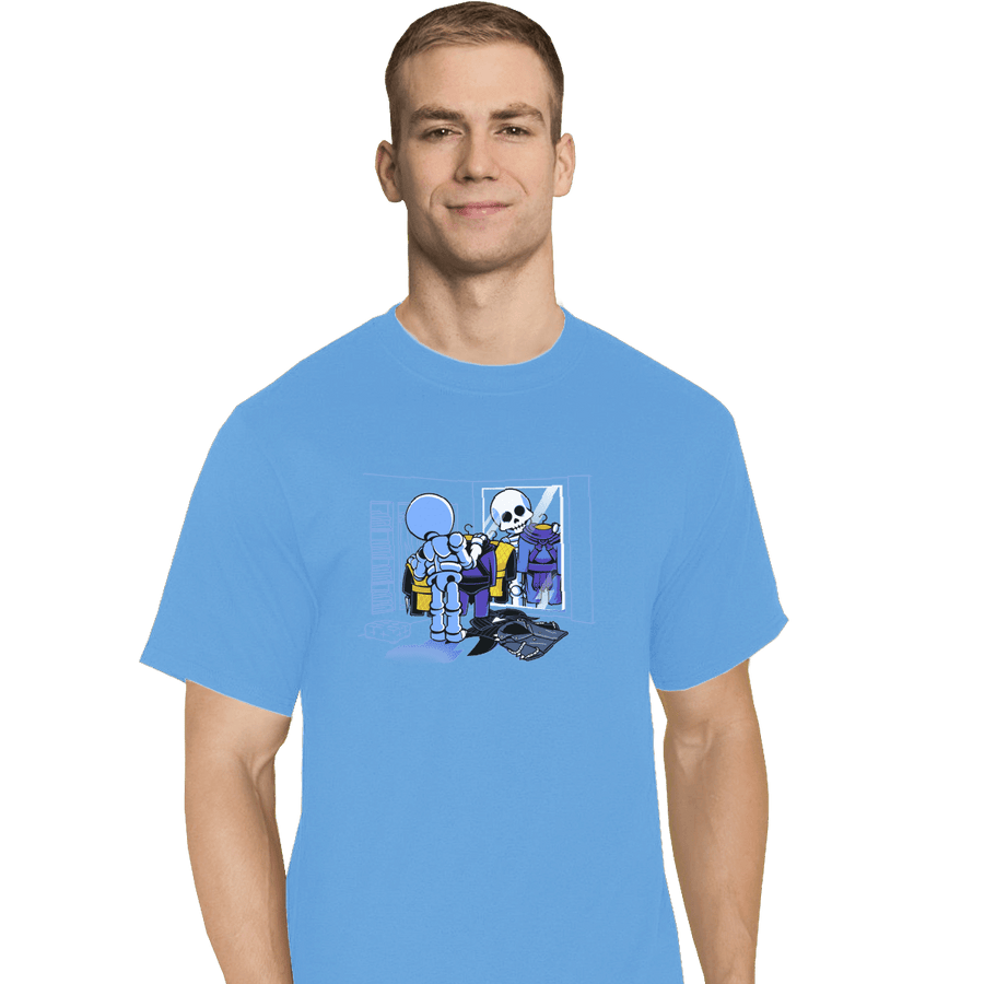 Shirts T-Shirts, Tall / Large / Royal blue Skull Style