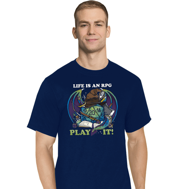 Shirts T-Shirts, Tall / Large / Navy RPG Life