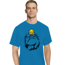 Load image into Gallery viewer, Daily_Deal_Shirts T-Shirts, Tall / Large / Royal Blue Big Toasty Cinnamon Bun
