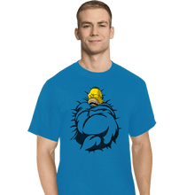 Load image into Gallery viewer, Daily_Deal_Shirts T-Shirts, Tall / Large / Royal Blue Big Toasty Cinnamon Bun
