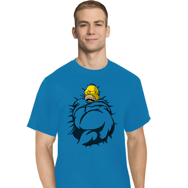 Daily_Deal_Shirts T-Shirts, Tall / Large / Royal Blue Big Toasty Cinnamon Bun