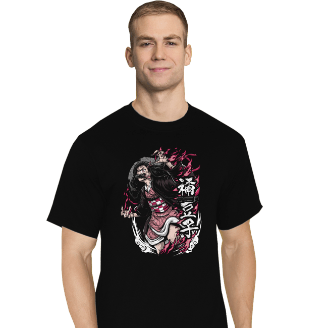 Shirts T-Shirts, Tall / Large / Black Nezuko Rage