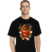 Load image into Gallery viewer, Daily_Deal_Shirts T-Shirts, Tall / Large / Black Love Turtle
