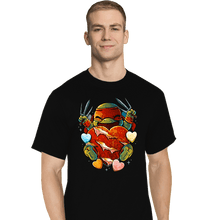 Load image into Gallery viewer, Daily_Deal_Shirts T-Shirts, Tall / Large / Black Love Turtle
