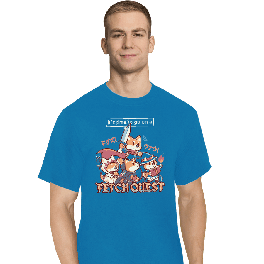 Shirts T-Shirts, Tall / Large / Royal It's Time To Go On A Fetch Quest