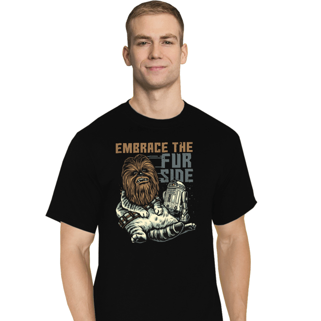 Daily_Deal_Shirts T-Shirts, Tall / Large / Black Wookie Cat