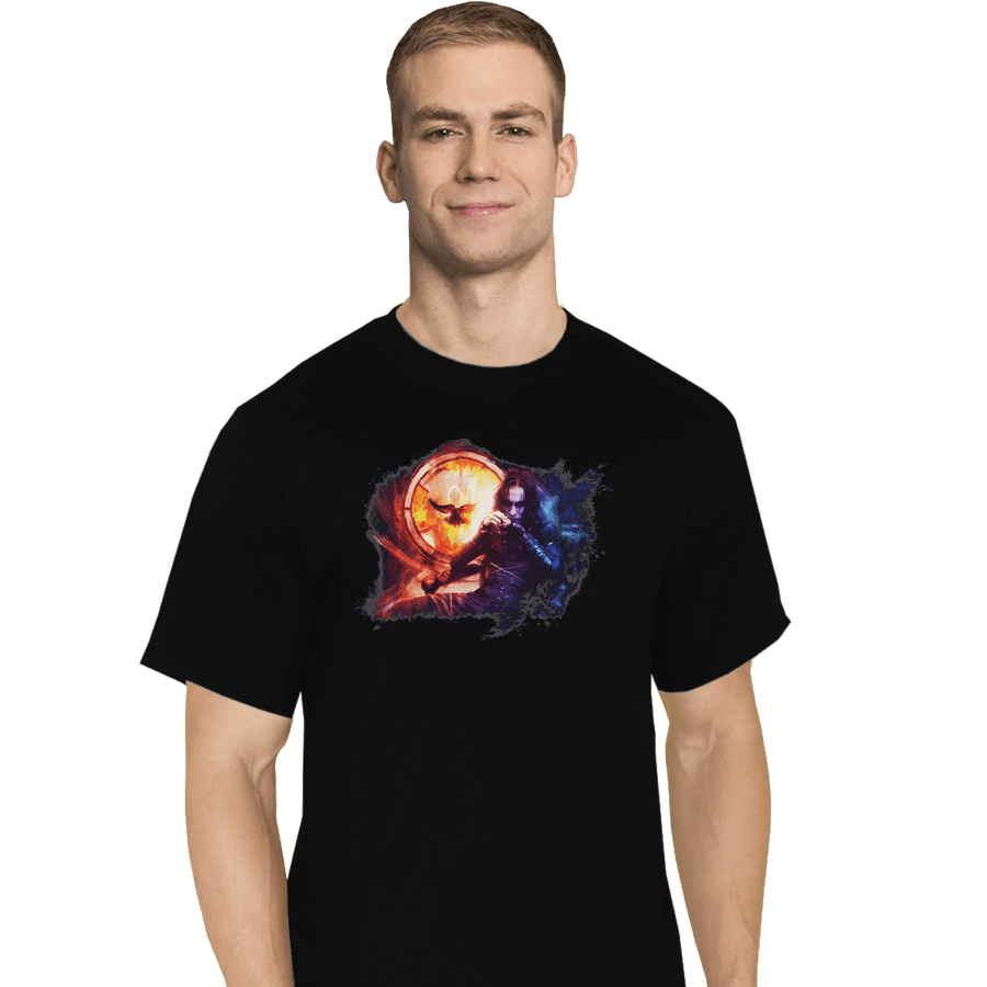 Shirts T-Shirts, Tall / Large / Black The Crow