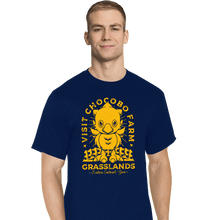 Load image into Gallery viewer, Shirts T-Shirts, Tall / Large / Navy Grasslands Area Farm
