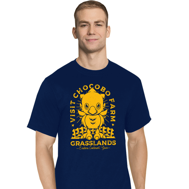 Shirts T-Shirts, Tall / Large / Navy Grasslands Area Farm