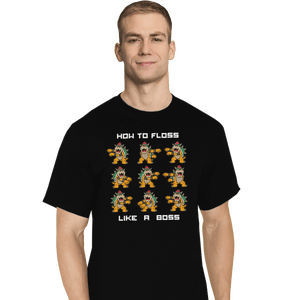 Shirts T-Shirts, Tall / Large / Black Floss Boss