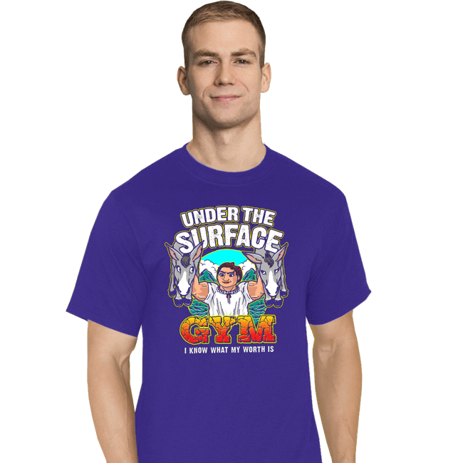 Shirts T-Shirts, Tall / Large / Royal Blue Luisa's Gym (Violet)