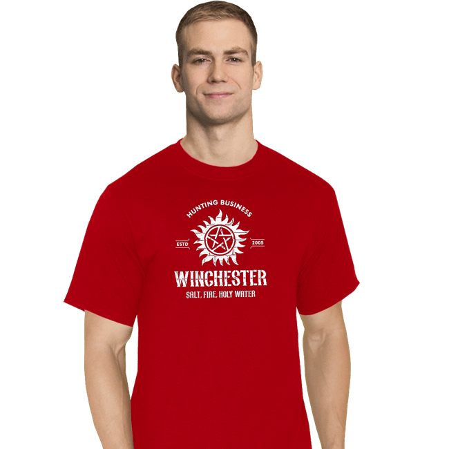 Shirts T-Shirts, Tall / Large / Red Winchester Hunting Business