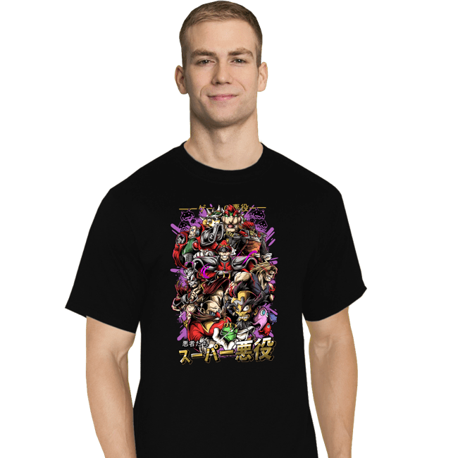 Daily_Deal_Shirts T-Shirts, Tall / Large / Black Villain Gang